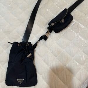 Prada Cinture in Tessuto+Pelle, 100 bag